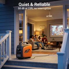 Efurden 2800W Quiet Portable Gasoline Inverter Generator
