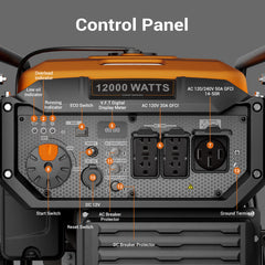 Efurden 12000W Portable Gasoline Inverter Generator