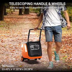 Efurden 4800W Quiet Portable Gasoline Inverter Generator