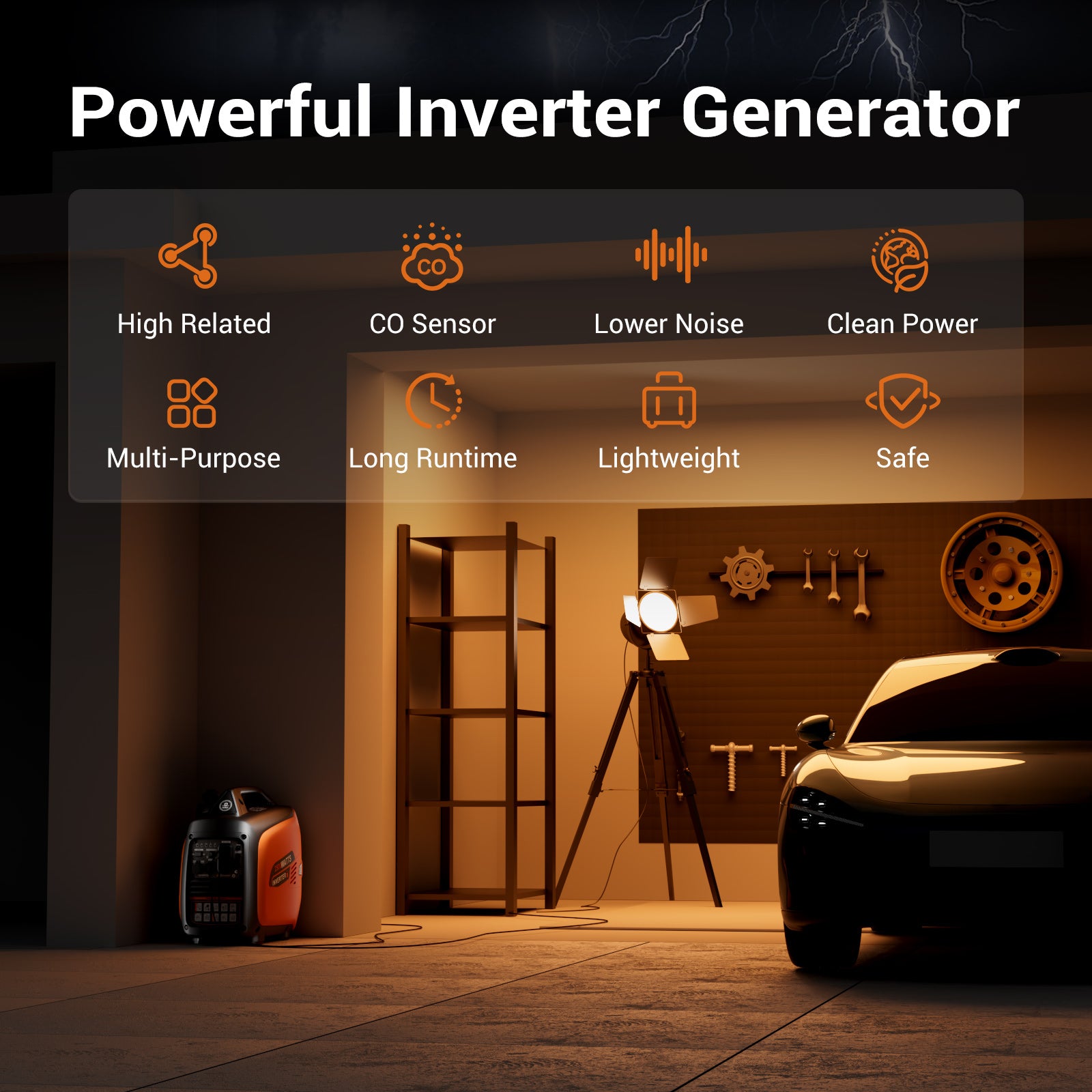 Efurden 2500/4800-Watt Generator