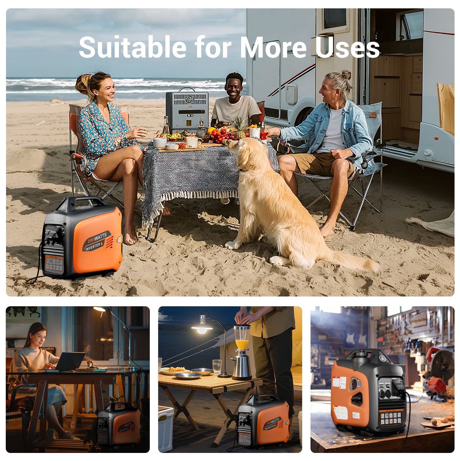 Efurden 2500/4800-Watt Generator