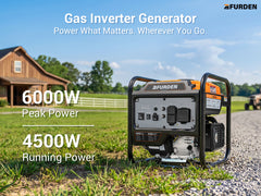 Efurden 6000W Portable Gasoline Inverter Generator