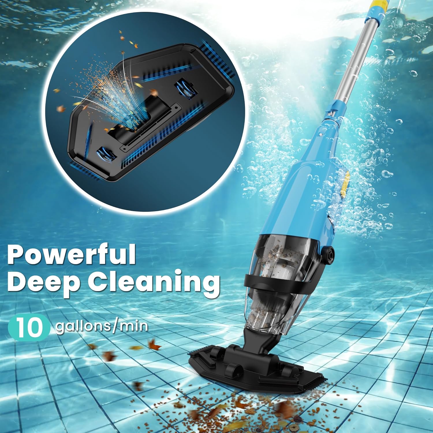 Efurden Handheld Pool Vacuum