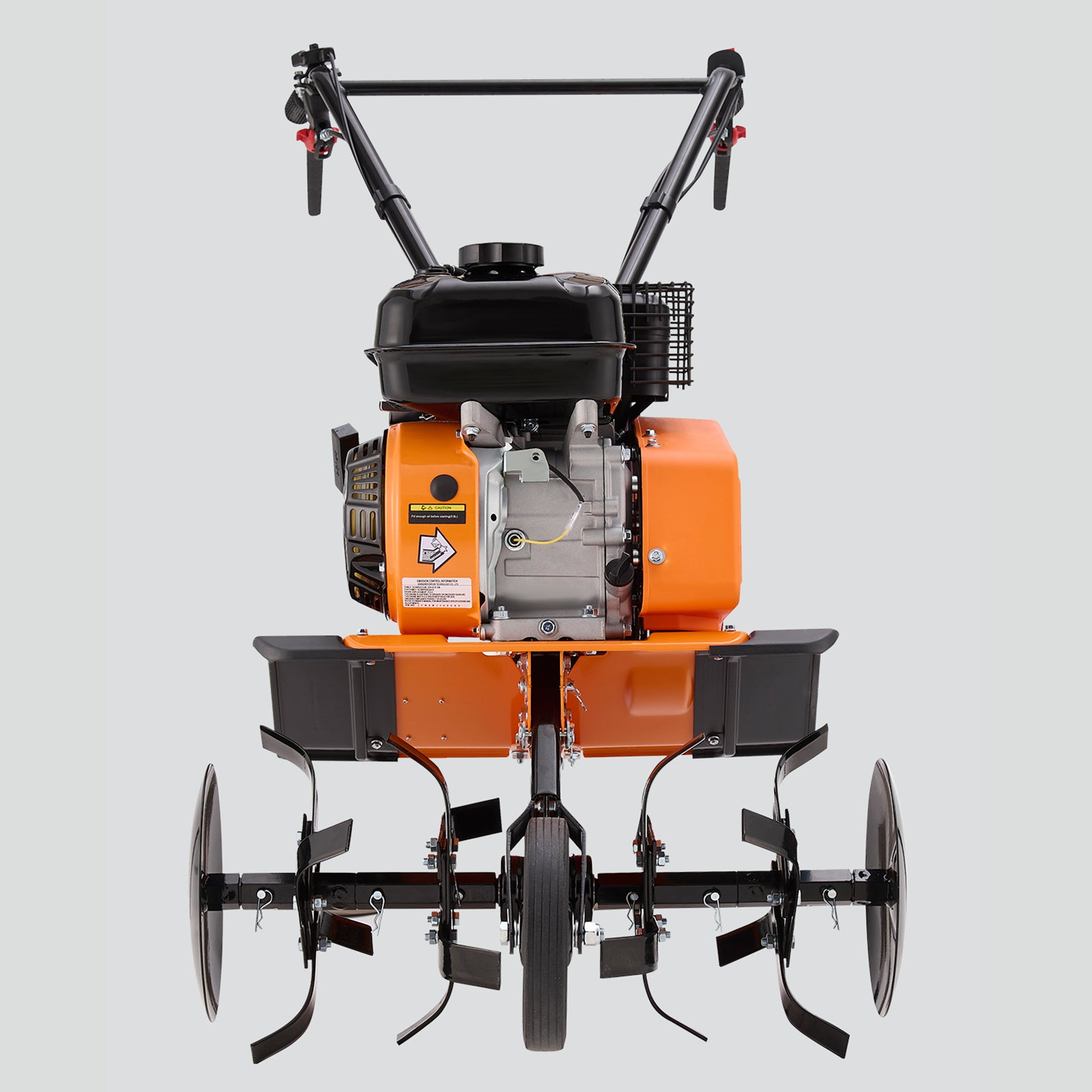 Gas Power Tiller, 212CC Heavy Duty Garden Tiller