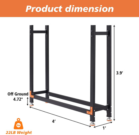 Efurden Firewood Rack Outdoor