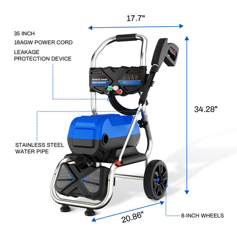 Efurden Electric Pressure Washer,3800 PSI