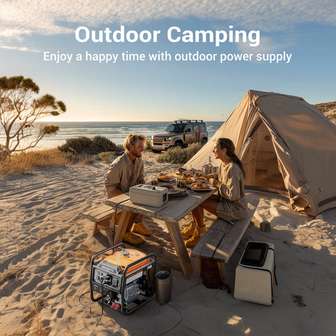 Efurden 4000W/4400W Portable Gas Inverter Generator | EPA Compliant | ECO Mode | Overload Protection