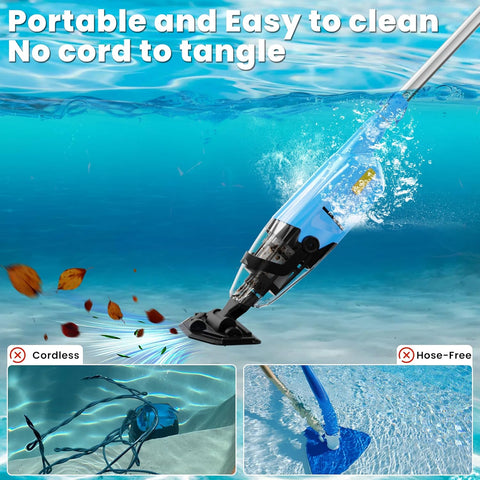 Efurden Handheld Pool Vacuum