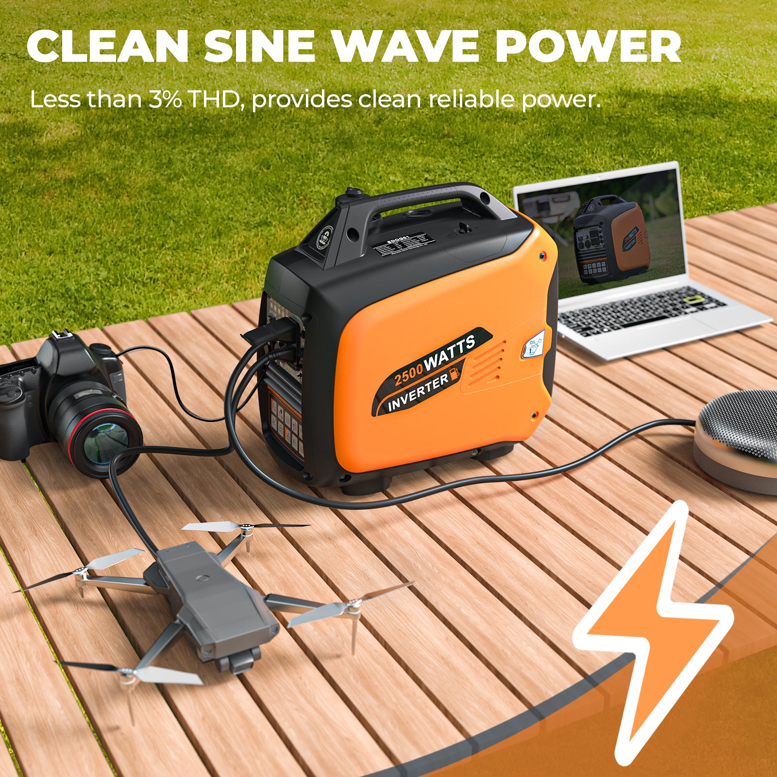 Efurden 2500/4800-Watt Generator