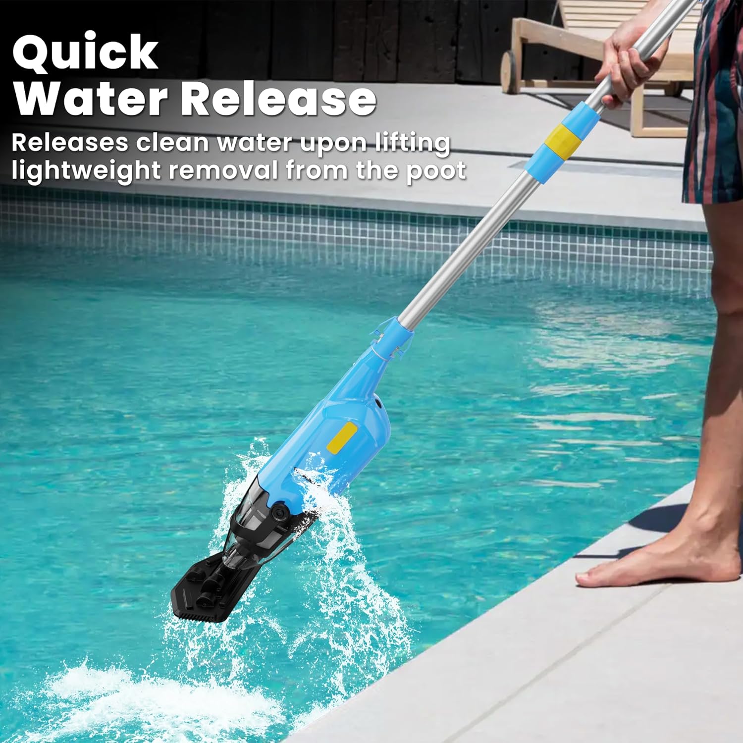 Efurden Handheld Pool Vacuum