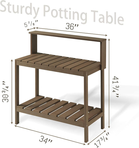 Efurden Potting Bench Table