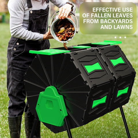 Efurden Outdoor Rotating Composter