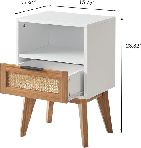 Efurden Nightstand Modern Bedside Table