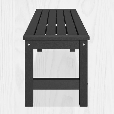 Efurden 2-Person HDPE Outdoor Bench