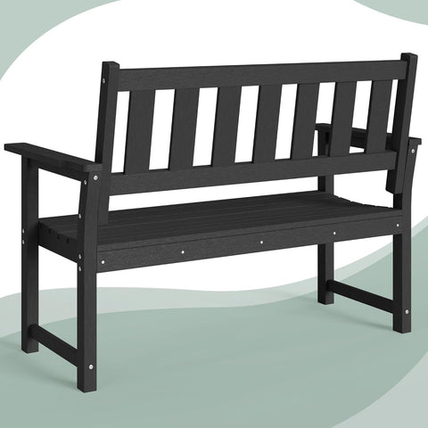 Efurden 2-Person HDPE Outdoor Bench