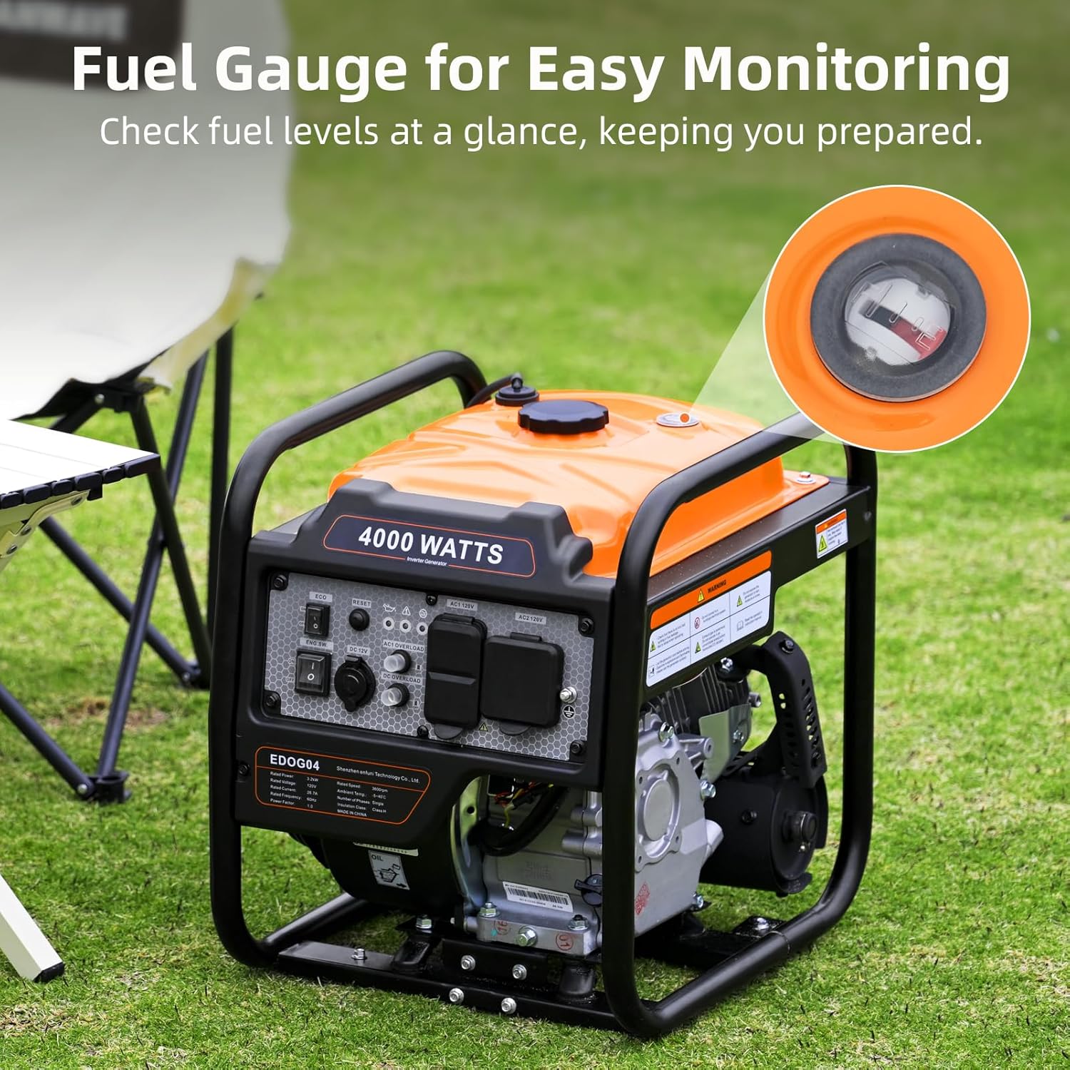 Efurden 4000 Watts Inverter Generator