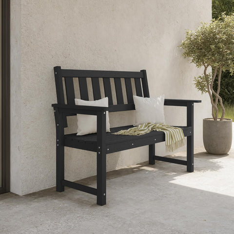 Efurden 2-Person HDPE Outdoor Bench