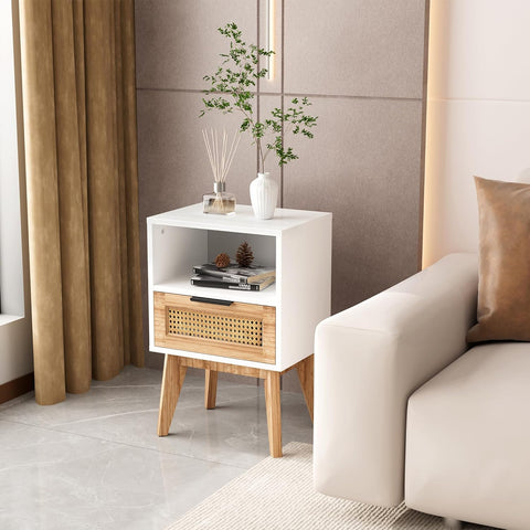 Efurden Nightstand Modern Bedside Table