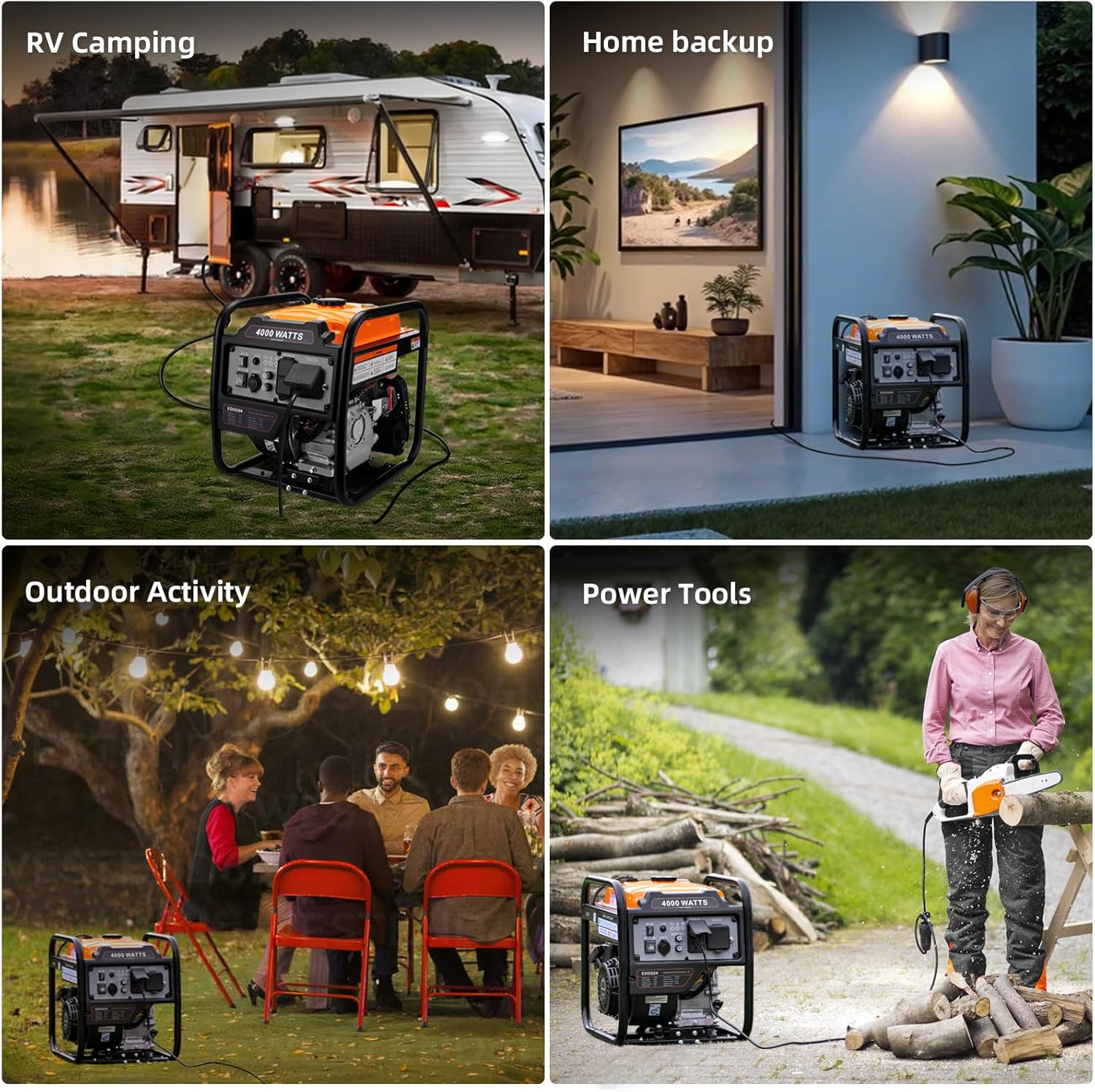 Efurden 4000 Watts Inverter Generator