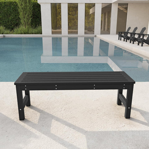 Efurden 2-Person HDPE Outdoor Bench