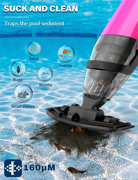 Efurden Handheld Pool Vacuum Rechargeable