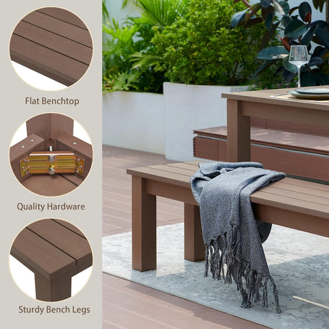 Efurden Outdoor Benches - 59''