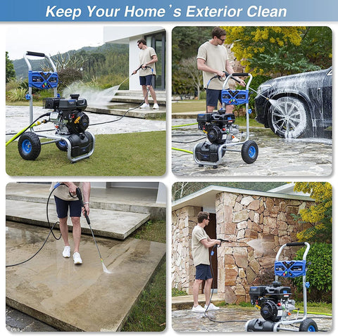 Efurden Gas Pressure Washer, 3500PSI 2.3GPM