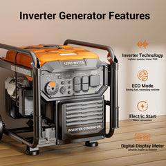 Efurden 12000W Portable Gasoline Inverter Generator