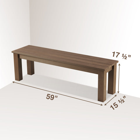 Efurden Outdoor Benches - 59''