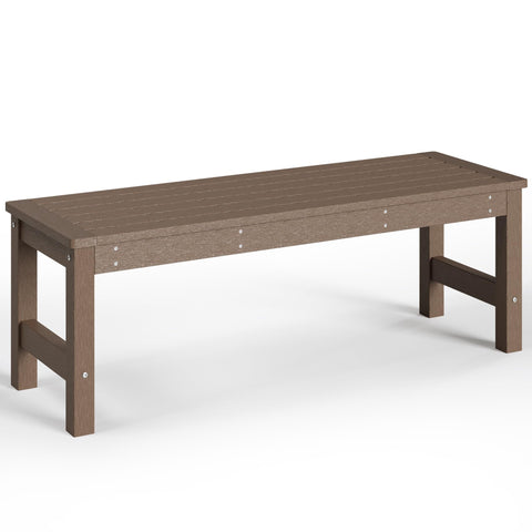 Efurden 2-Person HDPE Outdoor Bench