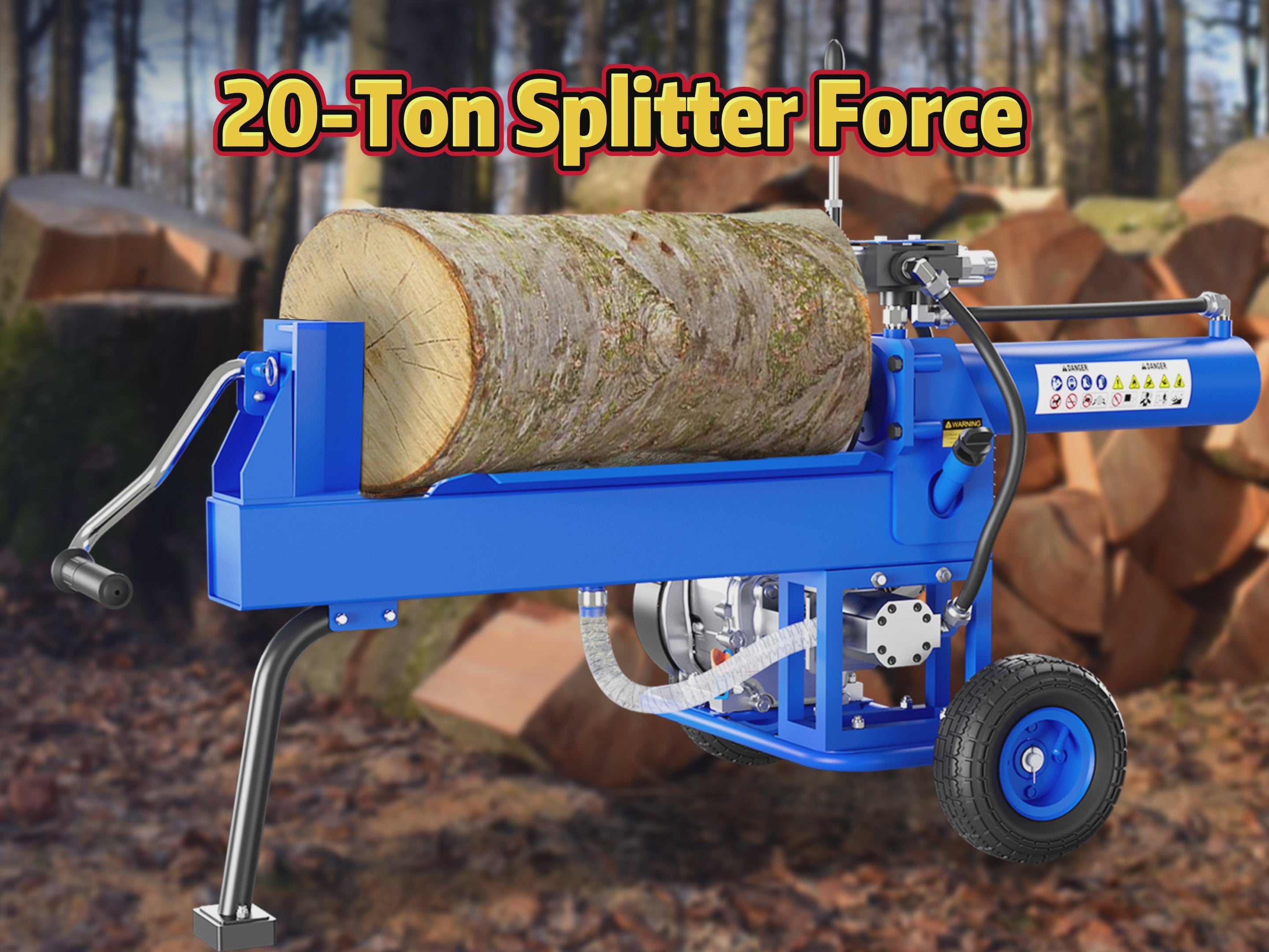 Efurden Portable Gas Log Splitter